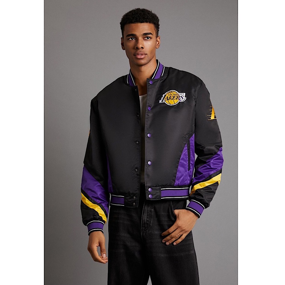 Mens NBA Los Angeles Lakers Bomber Jacket